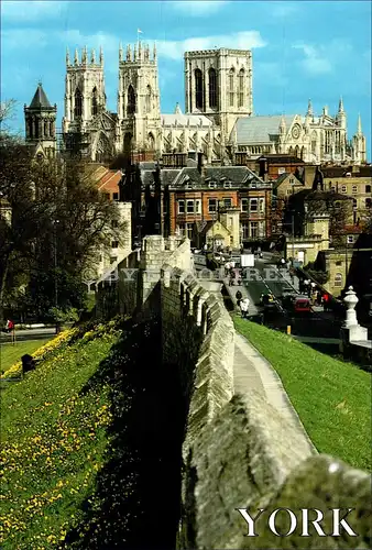 [Echtfotokarte farbig] York. 