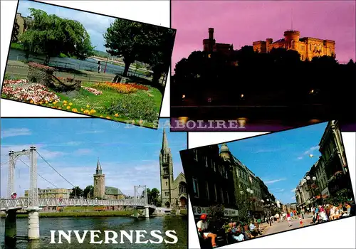 [Echtfotokarte farbig] Inverness. 