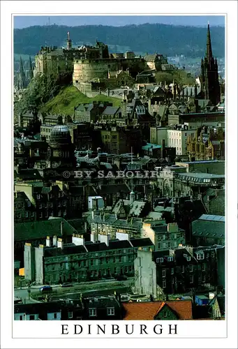 [Echtfotokarte farbig] Edinburgh. 