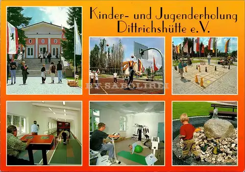 [Echtfotokarte farbig] Kinder- und Jugenderholung Dittrichshütte e. V. 