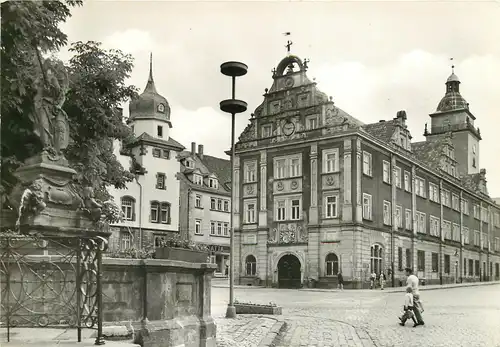 [Echtfotokarte schwarz/weiß] Gotha. 