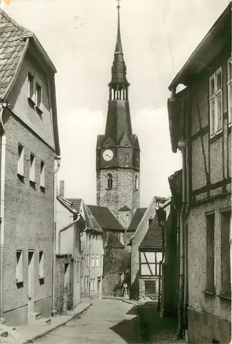 [Echtfotokarte schwarz/weiß] Sangerhausen. 