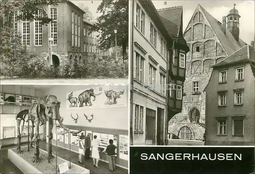 [Echtfotokarte schwarz/weiß] Sangerhausen. 