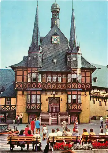 [Echtfotokarte farbig] Wernigerode. 