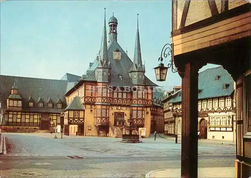 [Echtfotokarte farbig] Wernigerode (Harz). 
