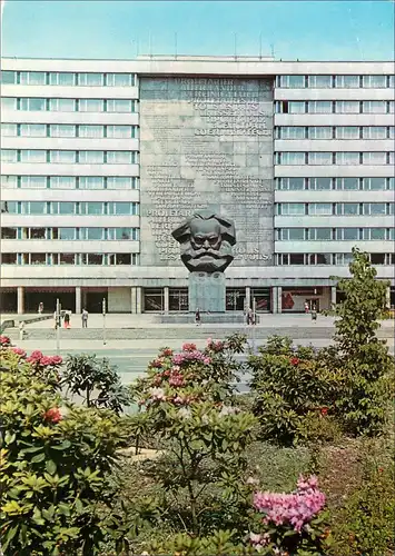 [Echtfotokarte farbig] Karl-Marx-Stadt. 