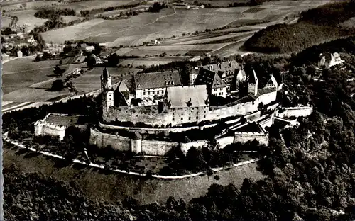 [Echtfotokarte schwarz/weiß] Veste Coburg. 