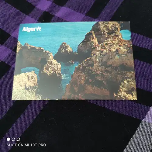[Echtfotokarte farbig] Algarve Portugal. 