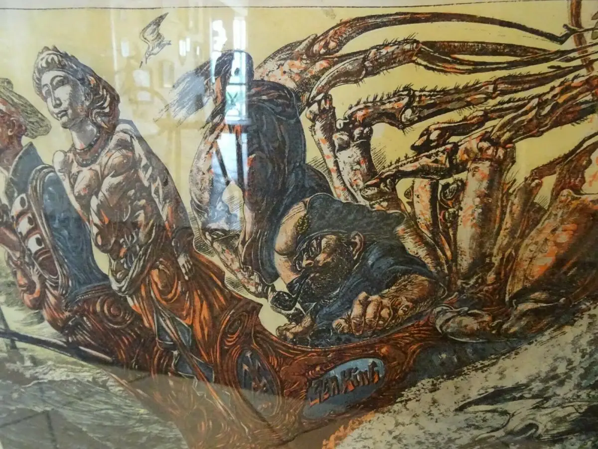 Zeichnung von Fritz Aigner 1