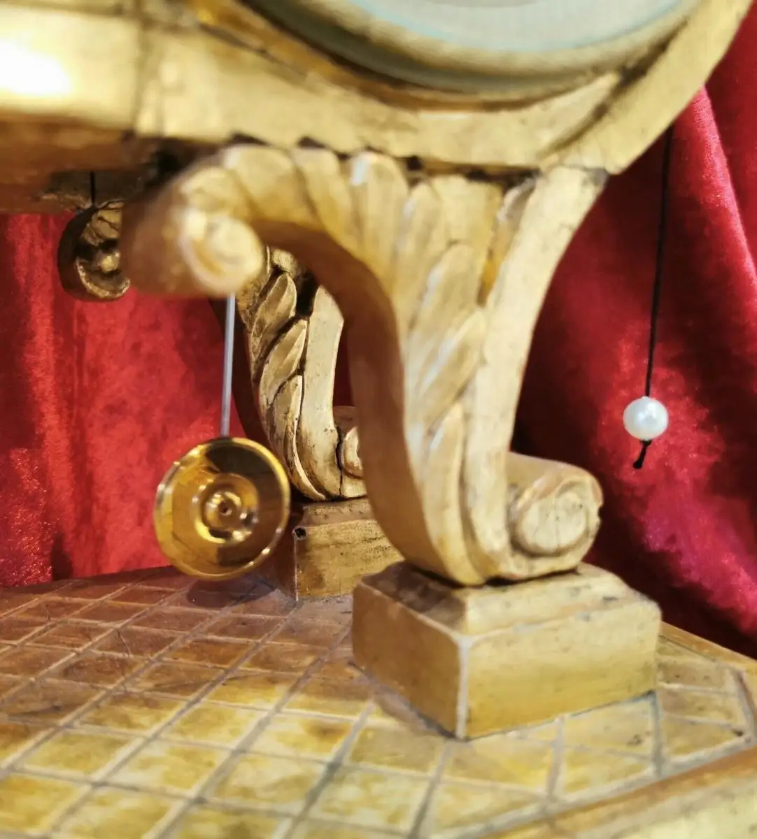 Biedermeier Augenwender-Uhr 4