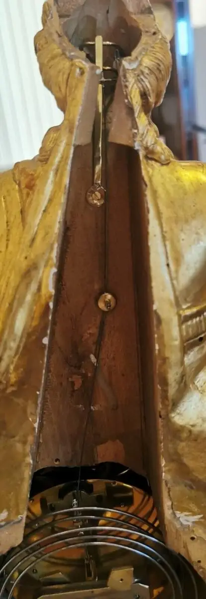 Biedermeier Augenwender-Uhr 6