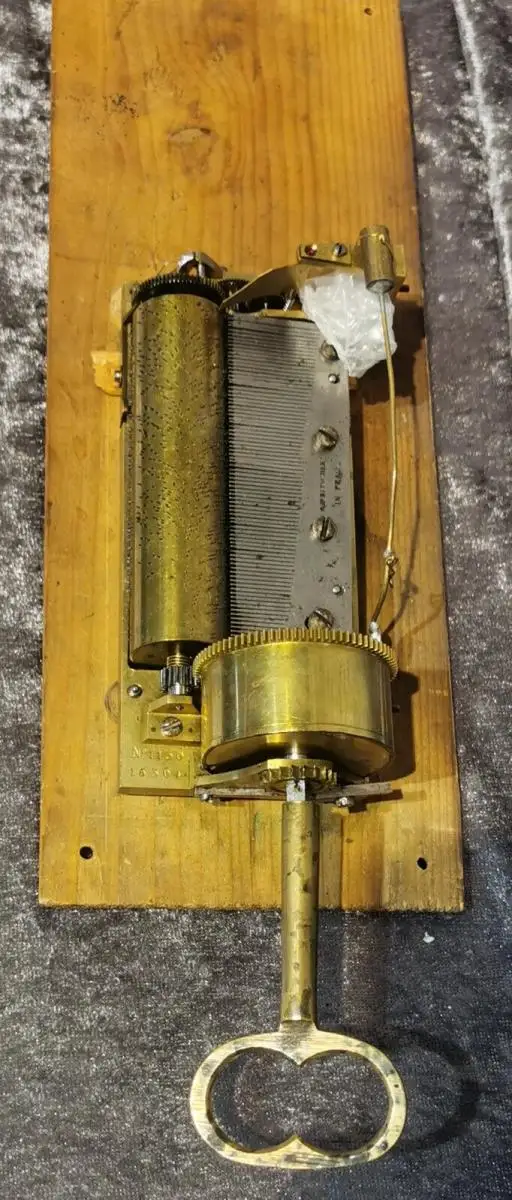 antike Walzenspielwerke 3 Stück 5