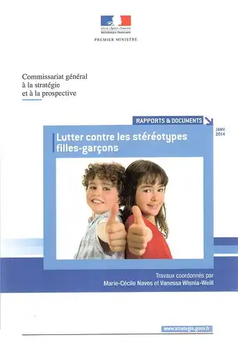 Naves, Marie-Cecile / Wisnia-Weill, Vanessa: Lutter contre les stereotypes filles-garcons un enjeu d'egalite et de mixite des l'enfance. 