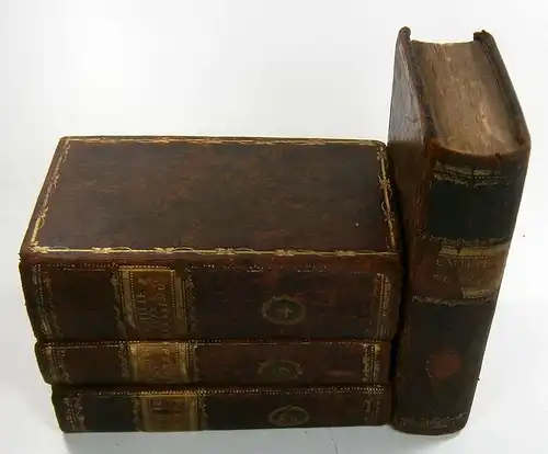 Rousseau, J[ean] J[acques]: Émile, Ou De L'Education. Tome Premier - Tome Quatrieme. (4 Bände). 