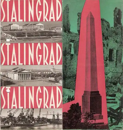 (Ohne Autor): Stalingrad. (Reiseprospekt, um 1964). 
