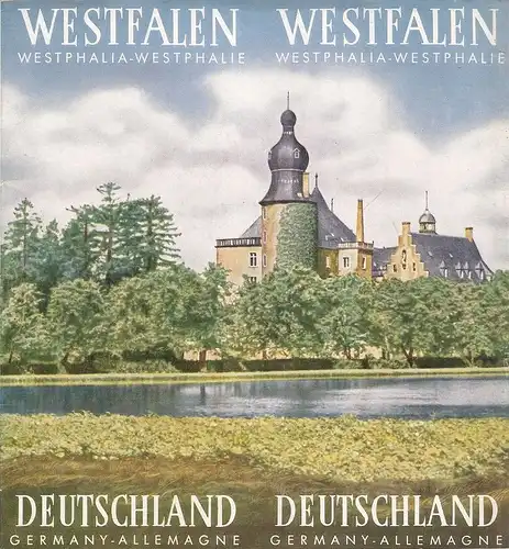 Landesverkehrsverband Westfalen, Dortmund  (Hrsg.): Westfalen. Deutschland (Reiseprospekt, 1952). 