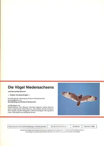Zang, Herwig (Hrsg.) / Berndt, Rudolf (Mitverf.): Die Vögel Niedersachsens und des Landes BremenTeil: 2., Spezieller Teil / 7. Tauben- bis Spechtvögel. (Steppenhühner, Tauben, Kuckucke...