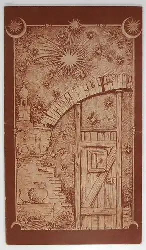 Deutsche Oper am Rhein Düsseldorf   Duisburg (Hrsg.): Werbeblatt / Klappkarte für: Amahl und die nächtlichen Besucher   Opernlegende in einem Akt +.. 