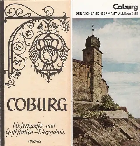 Städt. Fremdenverkehrsamt Coburg (Hrsg.): Coburg. Deutschland - Germany - Allemagne. (Reiseprospekt). 