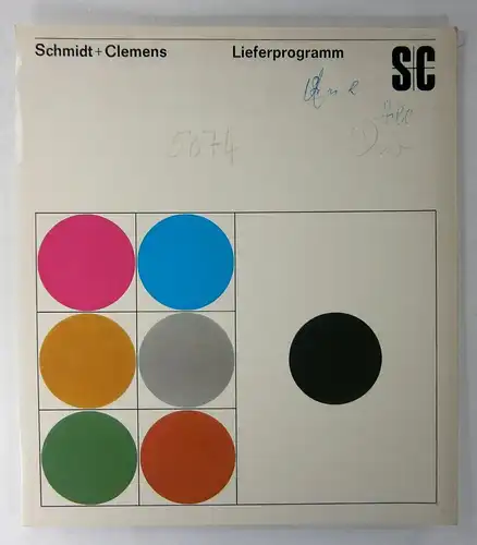Schmidt + Clemens Edelstahl (Hg.): Schmidt+Clemens Lieferprogramm. S+C. 