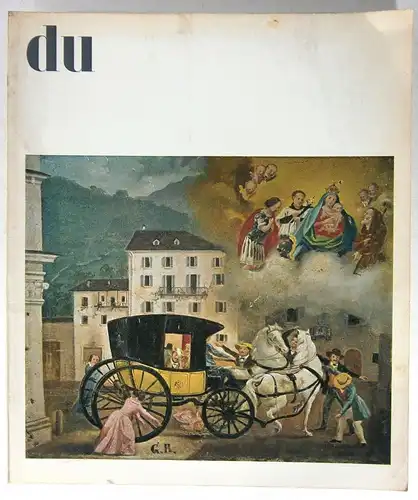 Gasser, Manuel (Red.): du. Kulturelle Monatsschrift. 29. Jahrgang. Februar 1969. Thema u.a.: Tropische Frösche - Persien vor 100 Jahren - Lucio Fontana und die Verlockungen des Nichts. 