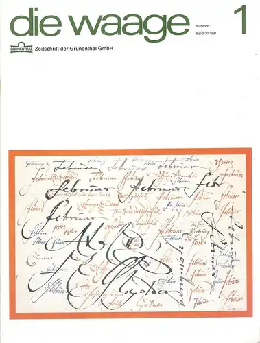 Damerow, Peter  (u.a.): Schrift. (Die Waage ; 1991,1). 