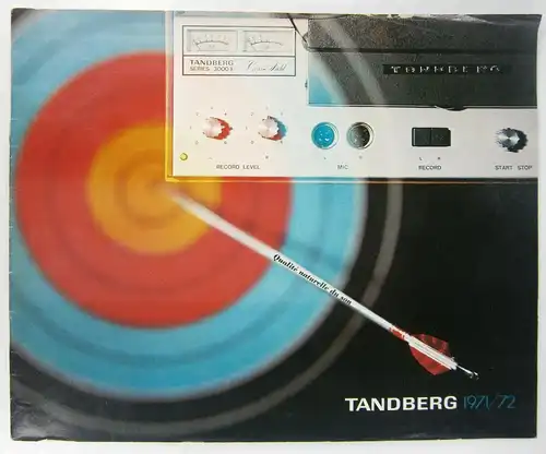 Tandberg Radiofabrikk A/S (Hg.): Tandberg 1971/72. "Le thème principal de l'édition 1971/72 de notre catalogue "magnétophones et équipement audio" est le Kaleidoscope sous un aspect...