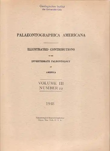 Smith, Burnett: Two marine Quaternary localities. (Palaeontographica Americana ; 22 / Vol. 3). 