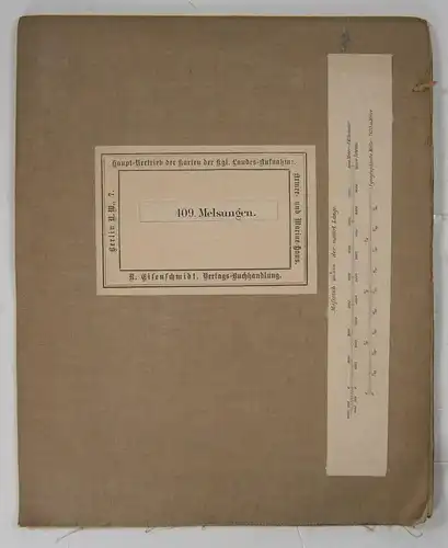 Kartogr. Abt. d. Kgl. Preuß. Landesaufnahme (Hg.): Melsungen (409). Maßstab 1:100 000. 