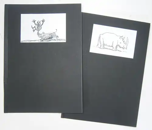 Kooperationsklasse Oberstufe und Klasse 3b/ Autorenkollektiv: "Das Nashorn" Nr. 20. Briefe an die Schüler Heft 1 + Heft 2. Gedichte und Zeichnungen von Anfried Astel, Peter Härtling, Günter Herburger u.v.a. 