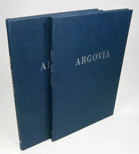 Historische Gesellschaft des Kantons Aargau (Hg.): Argovia. Jahresschrift der Historischen Gesellschaft des Kantons Aargau. Band 99 + Band 100, Teil I. 