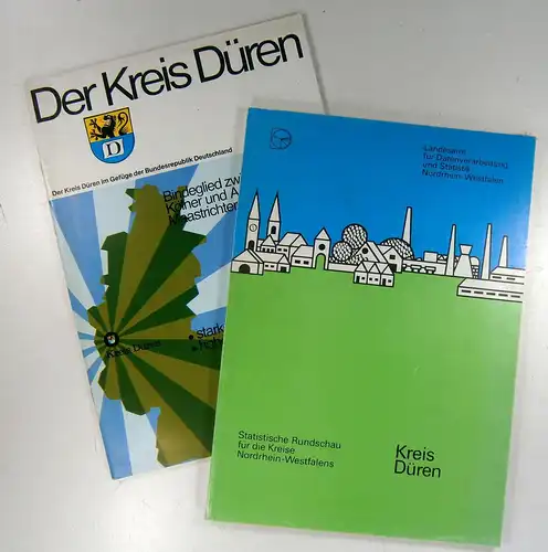 Kreis Düren: Der Kreis Düren im Gefüge der Bundesrepublik Deutschland + Kreis Düren - Statistische Rundschau für die Kreise Nordrhein-Westfalens. 