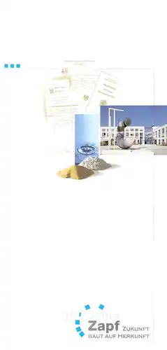 Zapfwerke GmbH & Co KG, Schwaig (Hrsg.): 100 Jahre Zapf. Zukunft baut Zukunft. (1899 - 1999). 