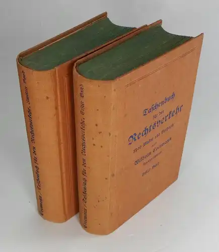 Coermann, Wilhelm: Taschenbuch für den Rechtsverkehr. Erster Band: A-H + Zweiter Band: I-Z. 