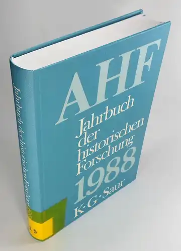 Arbeitsgemeinschaft außeruniversitärer historischer Forschungseinrichtungen in der BRD (Hg.): Jahrbuch der historischen Forschung in der Bundesrepublik Deutschland. Berichtsjahr 1988. 