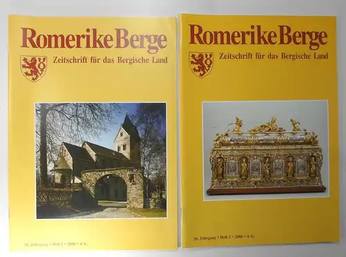 Schlossbauverein Burg an der Wupper und Bergischer Geschichtsverein (Hg.): Romerike Berge. 56. Jahrgang / 2006. Hefte 1-4 (kompletter Jahrgang). 