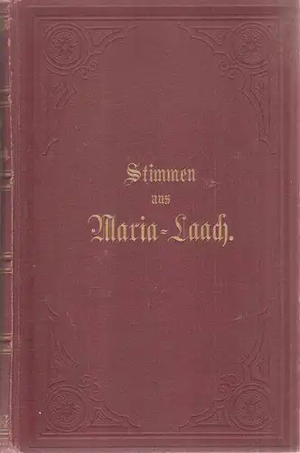 Kloster Maria Laach (Hrsg.): Stimmen aus Maria-Laach. Katholische Blätter. 63. Bd., 1902. 