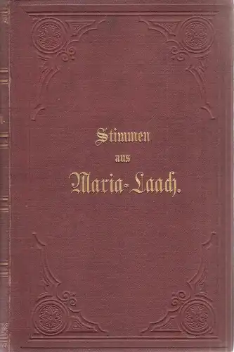 Kloster Maria Laach (Hrsg.): Stimmen aus Maria-Laach. Katholische Blätter. 38. Bd., 1890. 