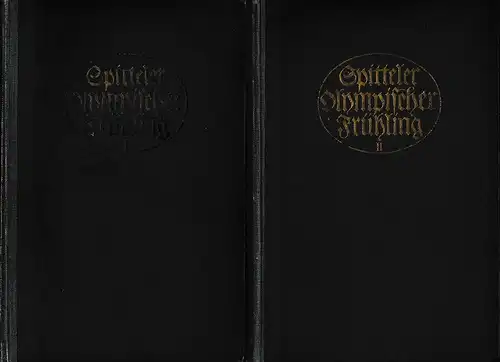Spitteler, Carl: Olympischer Frühling. Bd.1 + Bd.2 (in 2 Bde.). 