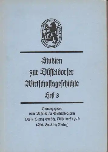 Balkenhol,  Bernd / Düsseldorfer Geschichtsverein (Hrsg.): Armut und Arbeitslosigkeit in der Industrialisierung : dargestellt am Beispiel Düsseldorf, 1850-1900. (Studien zur Düsseldorfer Wirtschaftsgeschichte Heft 3). 