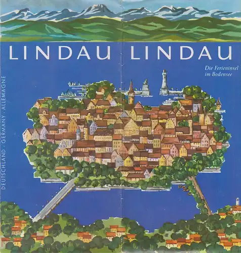 Fremdenverkehrsamt der Stadt Lindau (Hrsg.): Lindau. Die Ferieninsel im Bodensee. (Reiseprospekt 1969). 