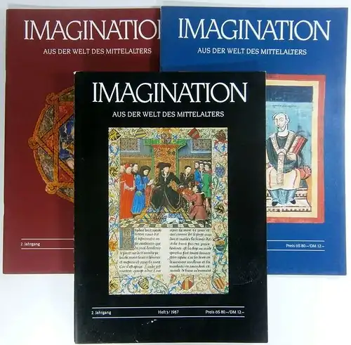 Kramer, Manfred (Hrsg.): Imagination. Zeitschrift für Freunde des alten Buches. 2. Jahrgang 1987. Heft 1, 2 und 3. (Jg. so komplett). Aus der Welt des Mittelalters. 