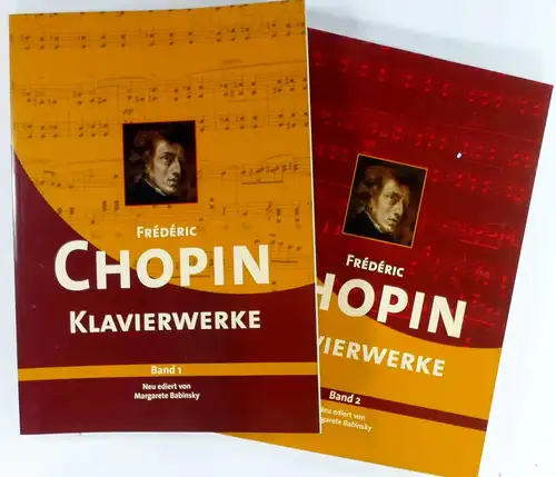 Babinsky, Margarete: Konvolut "Klavierkonzerte" - 5 Bände:Ludwig van Beethoven - Bände 1-2Frederic Chopin - Bände 1-2Wolfgang Amadeus Mozart - Band 1. 