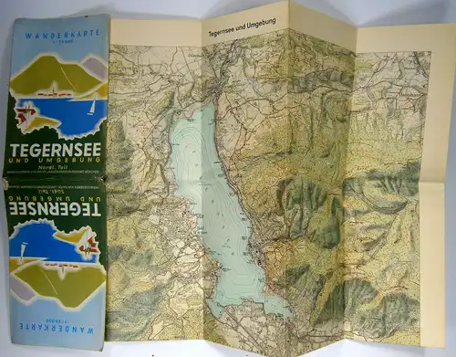 Bayer. Landesvermessungsamt (Hg.): Tegernsee und Umgebung. Südl. Teil. Wanderkarte 1:25 000. 