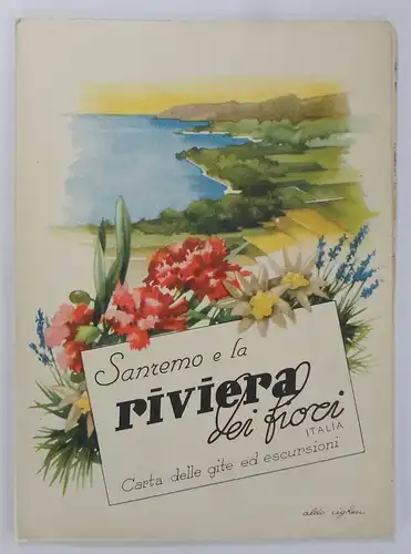 Sanremo e la Riviera dei fiori, Carta della gite ed escursioni. 