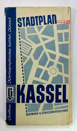 Grothus Kartographisches Institut (Hg.): Stadtplan Kassel mit Behörden- und Strassenverzeichnis. Maßstab 1:15 000. 