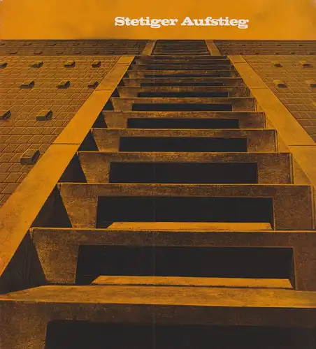 Barth, D. / Basamentwerke Böcke KG (Hrsg.): BASAMENT 1920-1970. (hrsg. anläßlich des 50jährigen Bestehens der Basamentwerke Böcke KG Duisburg-Ruhrort). (Nebent.: Stetiger Aufstieg). 