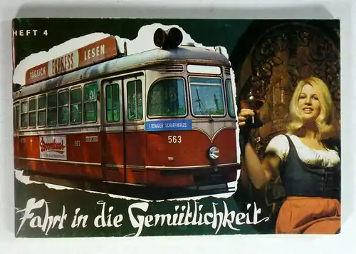 Wiener Stadtwerke: Fahrt in die Gemütlichkeit. Heft 4. 31 Fahrvorschläge zu "Gaumenfreuden". Karten bzw. Kartenausschnitte mit Genehmigung von Freytag-Berndt und Artaria KG. 