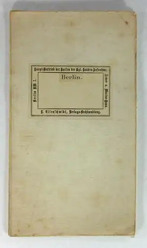 Kartographische Abtheilung der Königl. Preuss. Landesaufnahme (Hrsg.): Berlin. Maßstab 1:300.000. 