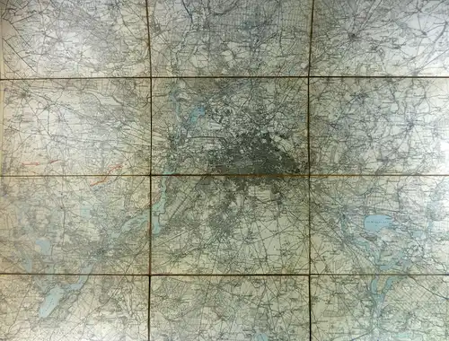 [Kartographische Abtheilung der Königl. Preuss. Landesaufnahme (Hrsg.)]: Berlin. Maßstab 1:100.000. 